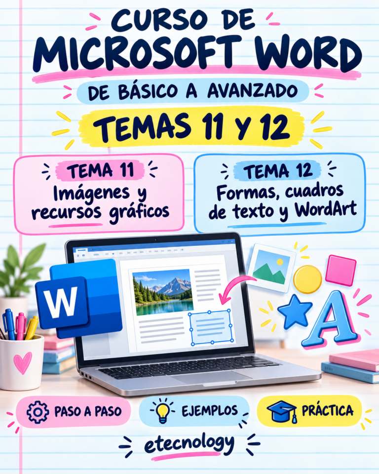Manual Word – Tema 11 y 12