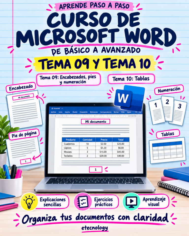 Manual Word – 09 y 10