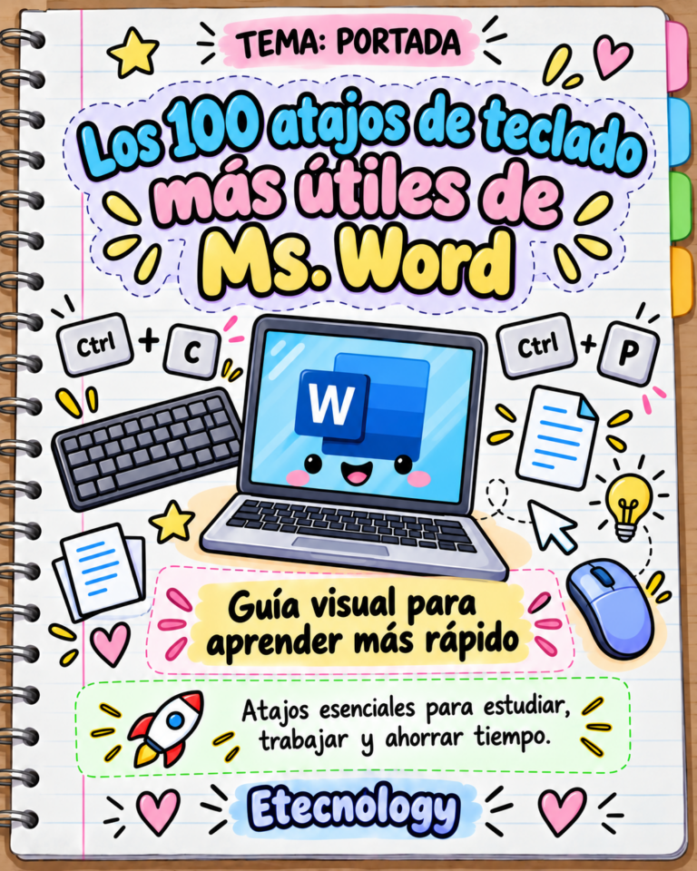 100 Atajos de teclado de Ms. Word